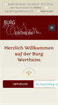 Mobile Screenshot of burgwertheim.com